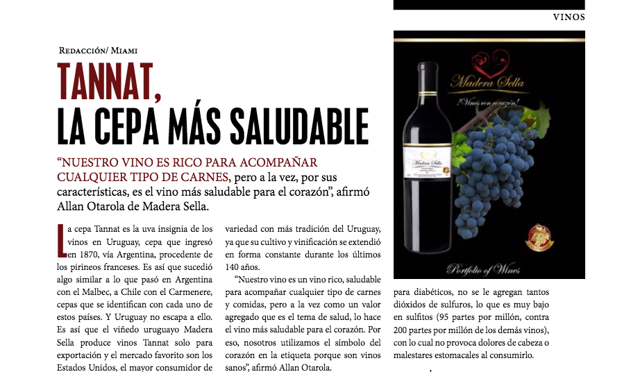 TANNAT, LA CEPA MÁS SALUDABLE