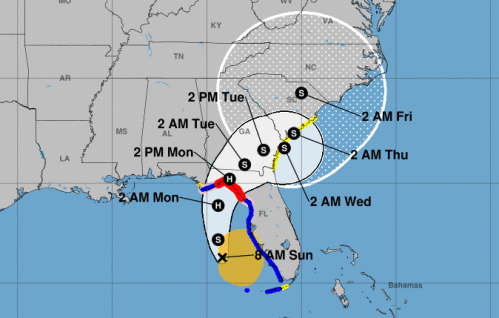 DECLARAN ESTADO DE EMERGENCIA EN FLORIDA POR LA LLEGADA DEL HURACÁN HELENE