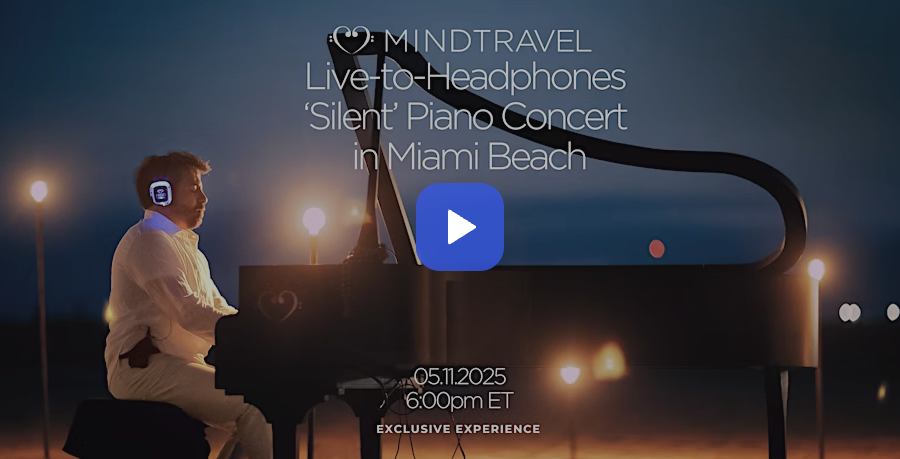 UN VIAJE SONORO DE MEDITACIÓN: EL CONCIERTO SILENCIOSO DE MINDTRAVEL LLEGA A MIAMI BEACH